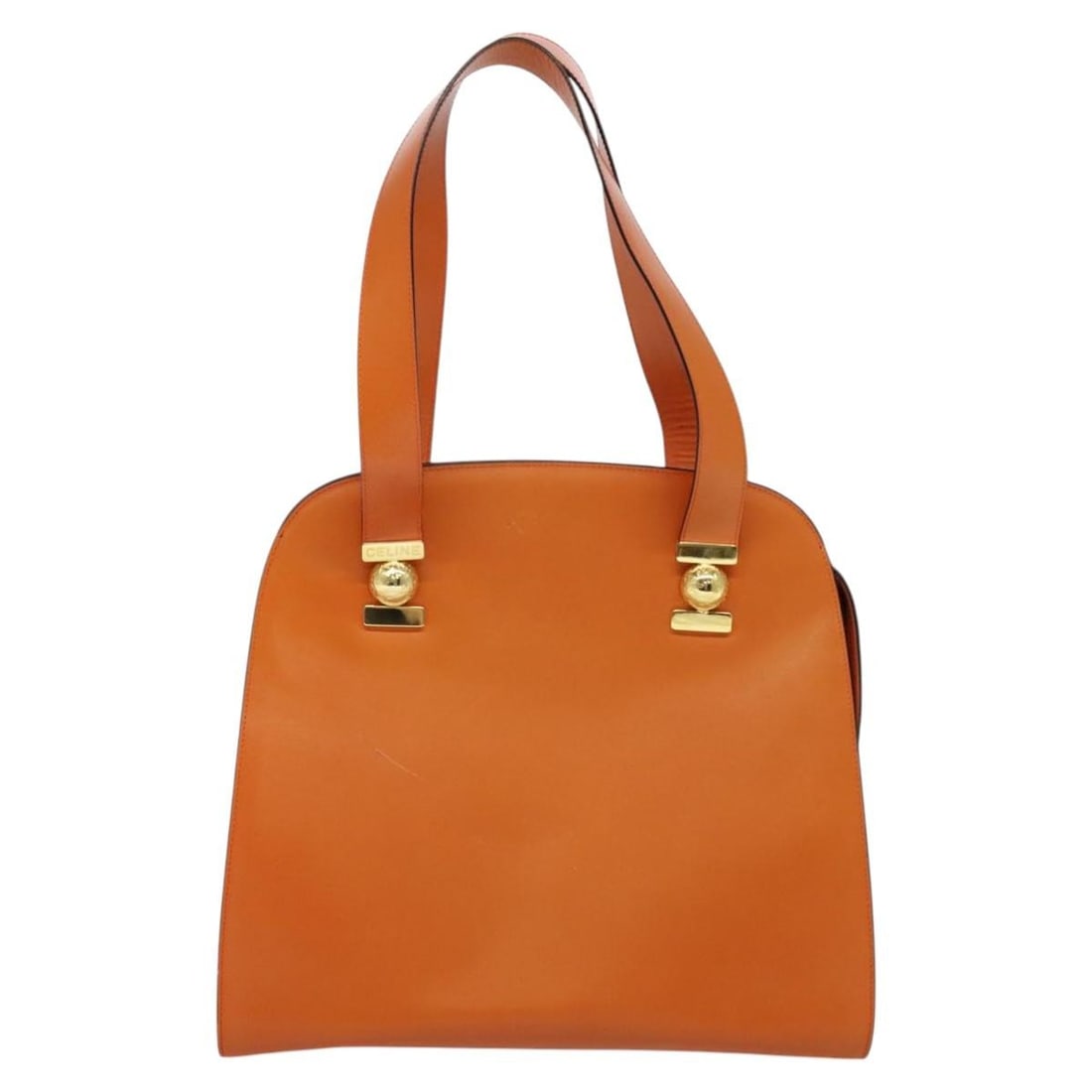 Celine Gold Leather Tote Bag for Women 31cm Italy: Celine Gold Leather Tote Bag for Women 31cm Italy This Celine tote bag is crafted from gold-colored leather and designed for women. It features a spacious interior and is made in Italy. The bag shows 