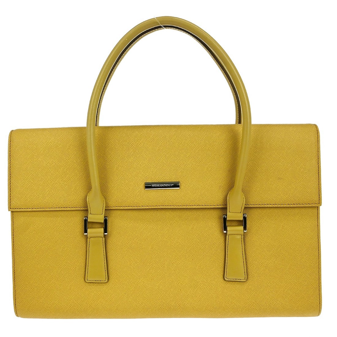Burberry Beige Leather Tote Handbag: Burberry Beige Leather Tote Handbag This Burberry tote handbag features a beige leather exterior and is designed for women. Made in Italy, it showcases the brand's signature style and offers a spaciou