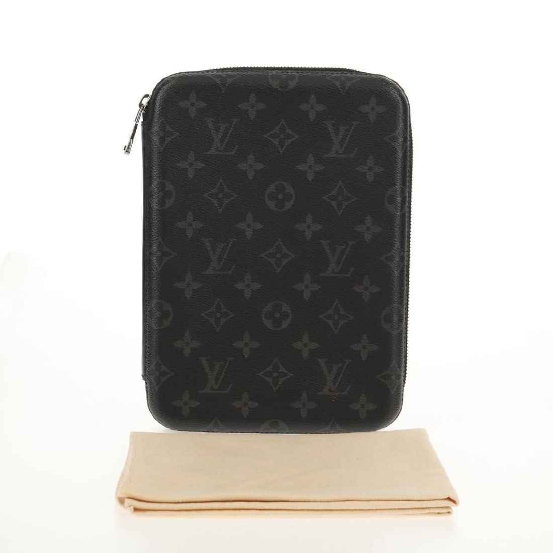 LOUIS VUITTON Monogram Eclipse iPad Case M61870 Auth Box - 12