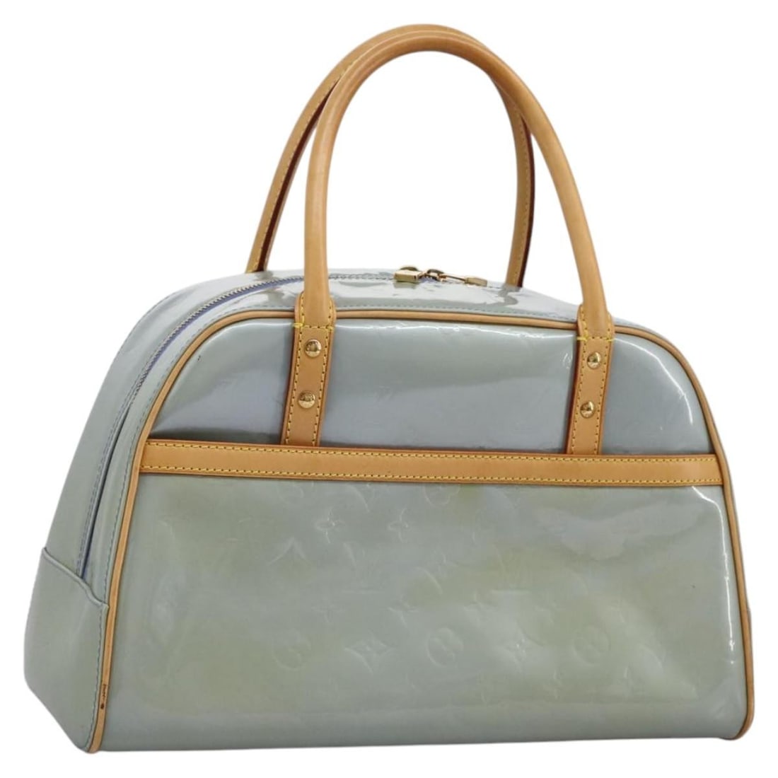 Louis Vuitton Tompkins Square Vernis Lavande Patent Leather Handbag M91103: Louis Vuitton Tompkins Square Vernis Lavande Patent Leather Handbag M91103 This Louis Vuitton Vernis Tompkins Square handbag in Lavande features a sleek patent leather exterior. Designed for women, th