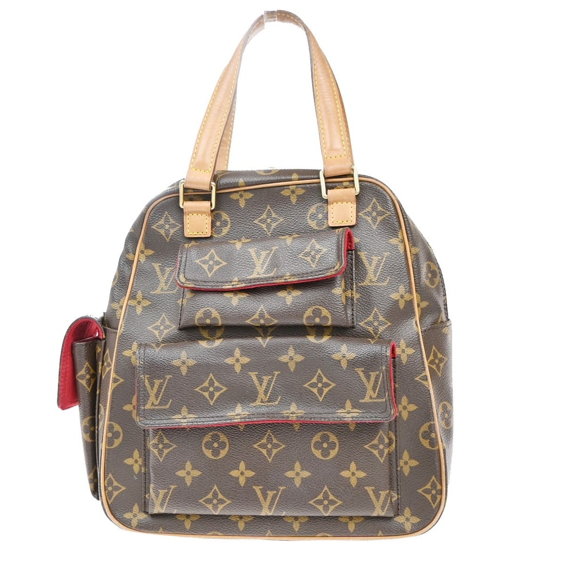 Excentri-Cite Brown Canvas Shoulder Bag by Louis Vuitton: Excentri-Cite Brown Canvas Shoulder Bag by Louis Vuitton The Louis Vuitton Excentri-Cite Handbag features the iconic Monogram canvas in brown, designed for women. Made in France, this handbag offers a