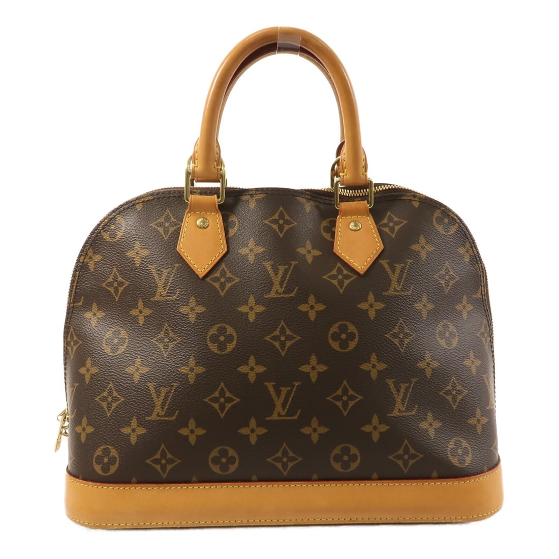 Louis Vuitton Alma PM monogram brown PVC coated canvas handbag: Louis Vuitton Alma PM monogram brown PVC coated canvas handbag This Louis Vuitton Alma PM handbag features the iconic Monogram pattern on brown PVC coated canvas with gold-tone hardware. Designed for 