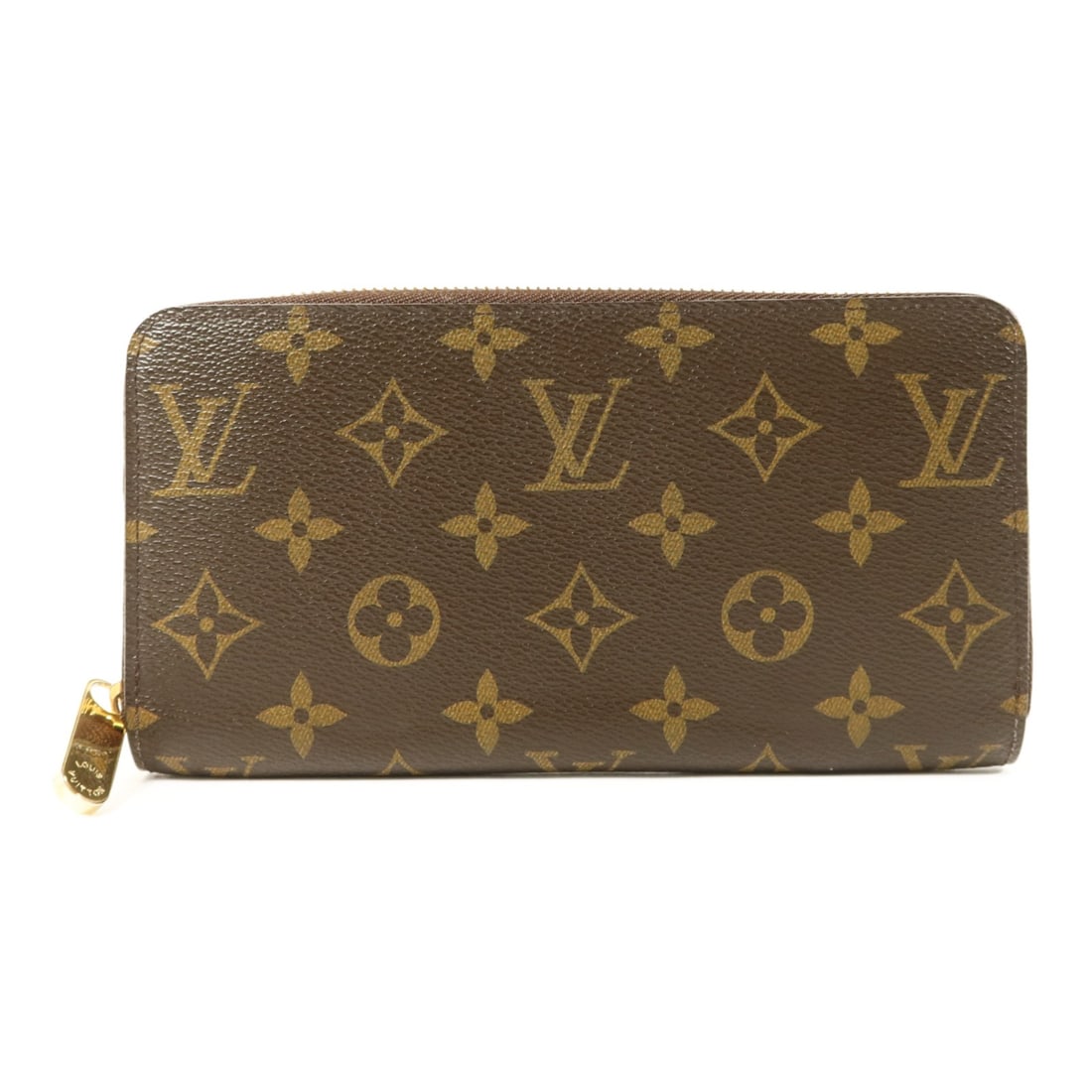 Louis Vuitton Monogram Brown Long Wallet with Gold Hardware M41895 (1 of 18)