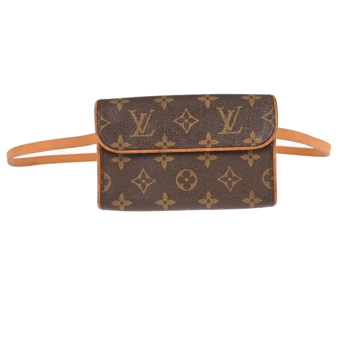 Louis Vuitton Pochette Florentine Monogram Canvas Bum Bag Small: Louis Vuitton Pochette Florentine Monogram Canvas Bum Bag Small This Louis Vuitton Pochette Florentine bum bag features the iconic monogram canvas leather exterior, complemented by a brown adjustable 
