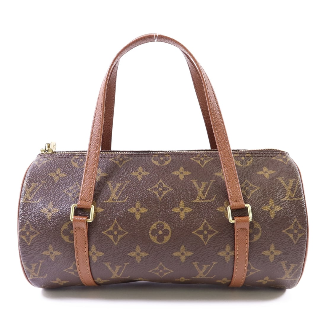 Louis Vuitton Papillon PM Brown Monogram Handbag with Gold Hardware M51386: Louis Vuitton Papillon PM Brown Monogram Handbag with Gold Hardware M51386 This Louis Vuitton Papillon PM handbag features the iconic monogram on brown PVC coated canvas. Designed for regular use, it 
