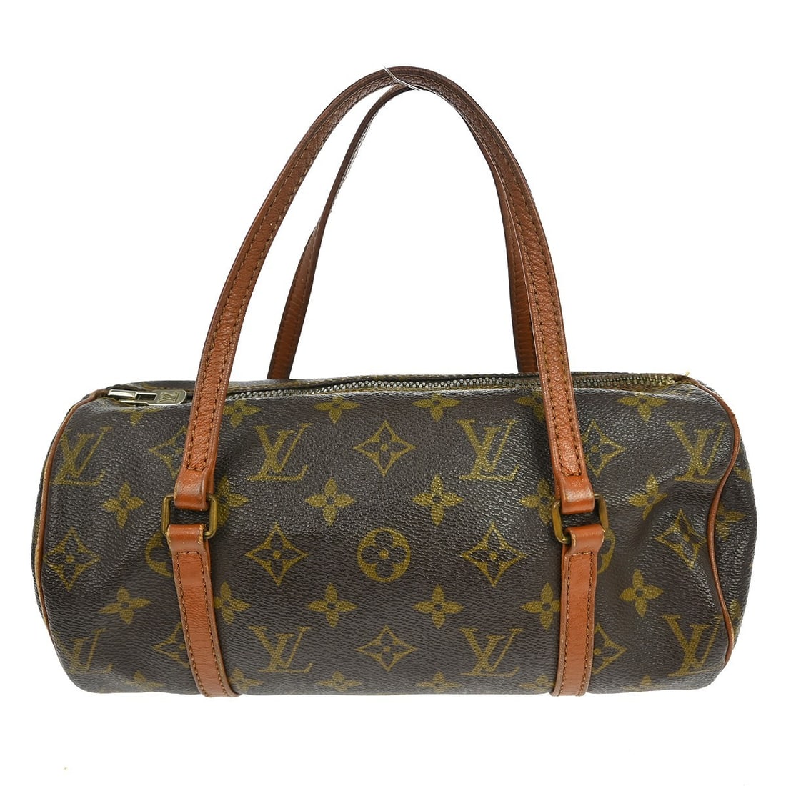 Louis Vuitton Papillon 26 Monogram Canvas Vintage Top Handle Bag: Louis Vuitton Papillon 26 Monogram Canvas Vintage Top Handle Bag This is a vintage Louis Vuitton Papillon 26 handbag featuring the iconic monogram canvas and leather accents. The medium-sized top hand