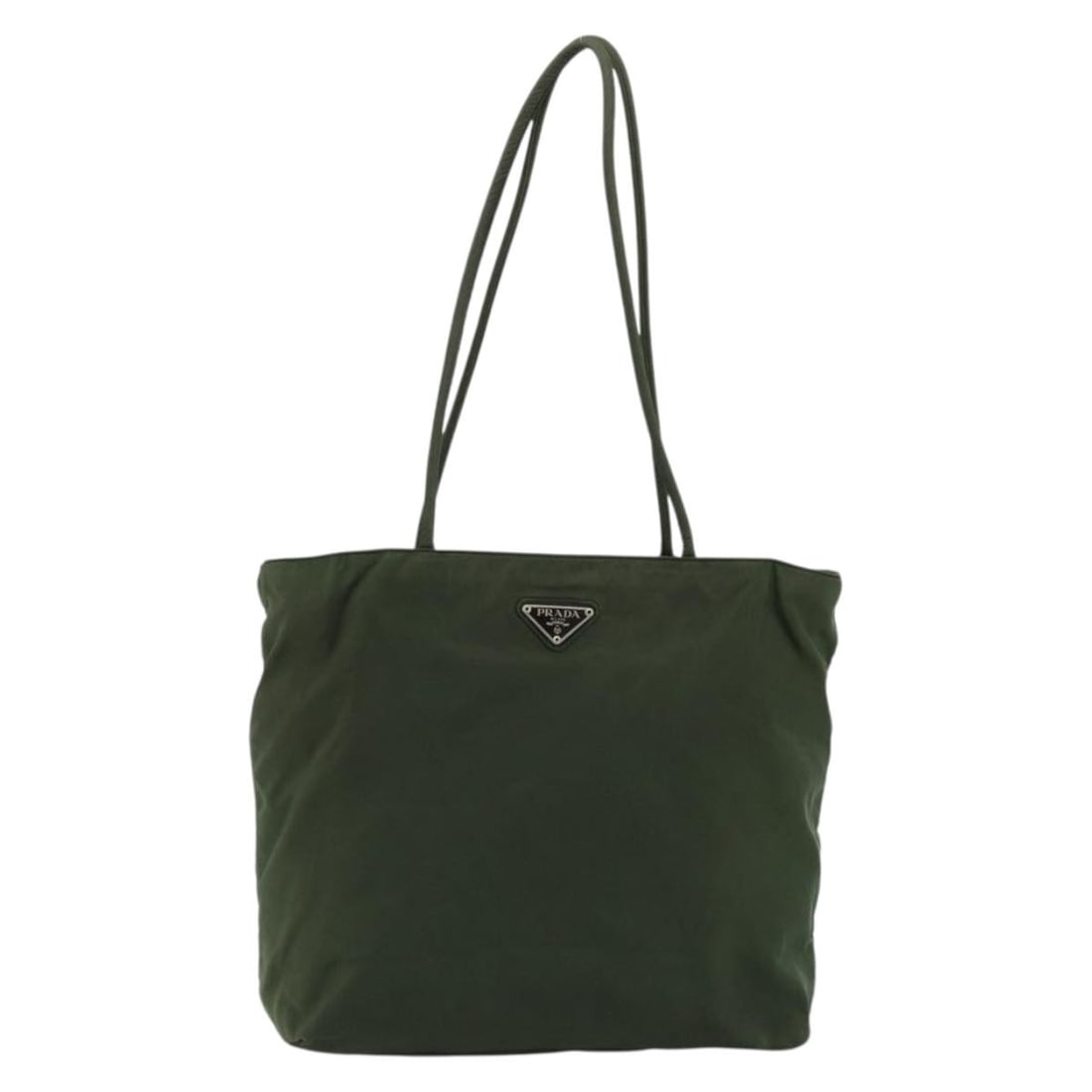 Green Nylon Vintage Tote Bag by Prada Italy (1 of 18)