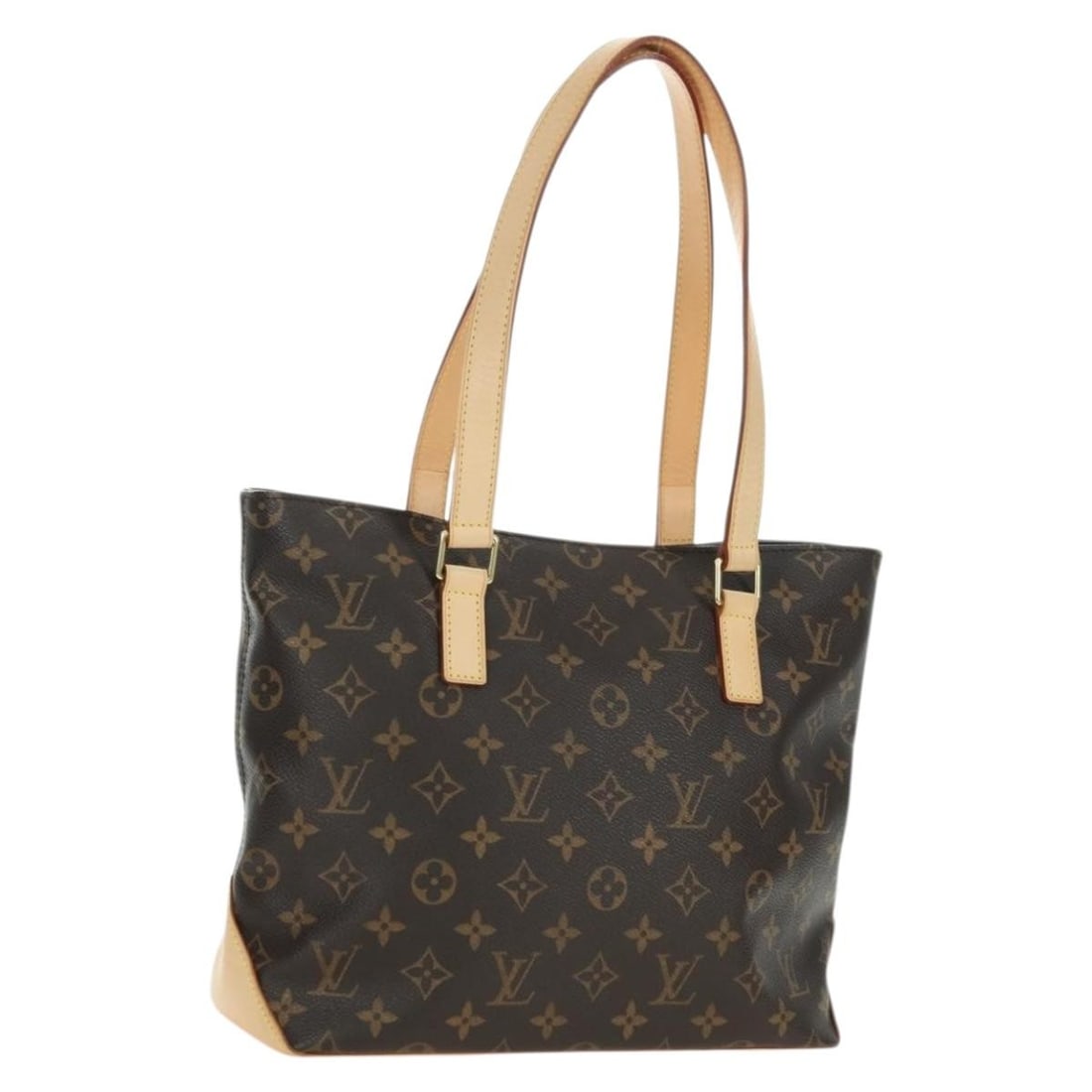 Louis Vuitton Cabas Piano Monogram Canvas Tote Bag M51148: Louis Vuitton Cabas Piano Monogram Canvas Tote Bag M51148 This Louis Vuitton Monogram Cabas Piano Tote Bag is crafted from the brand's signature Monogram Canvas and features a spacious interior,