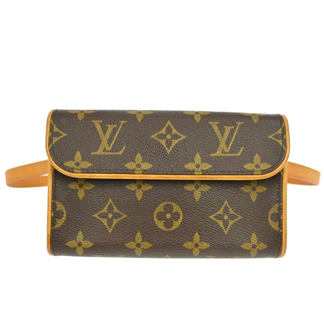 Louis Vuitton Monogram Pochette Florentine Small Canvas Bum Bag M51855: Louis Vuitton Monogram Pochette Florentine Small Canvas Bum Bag M51855 This Louis Vuitton Pochette Florentine bum bag features the iconic Monogram canvas leather exterior with a brown finish and logo 