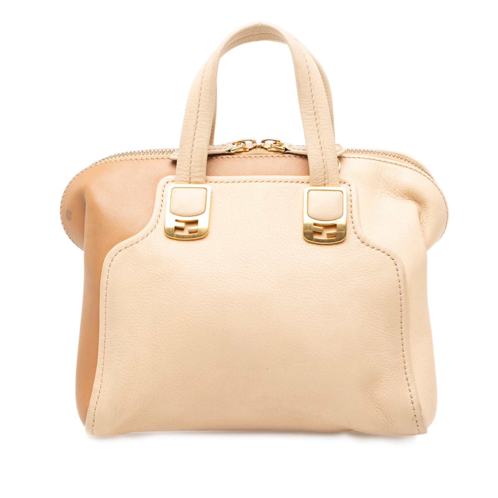 Fendi Chameleon Small Satchel in Tricolor Leather (1 of 7)