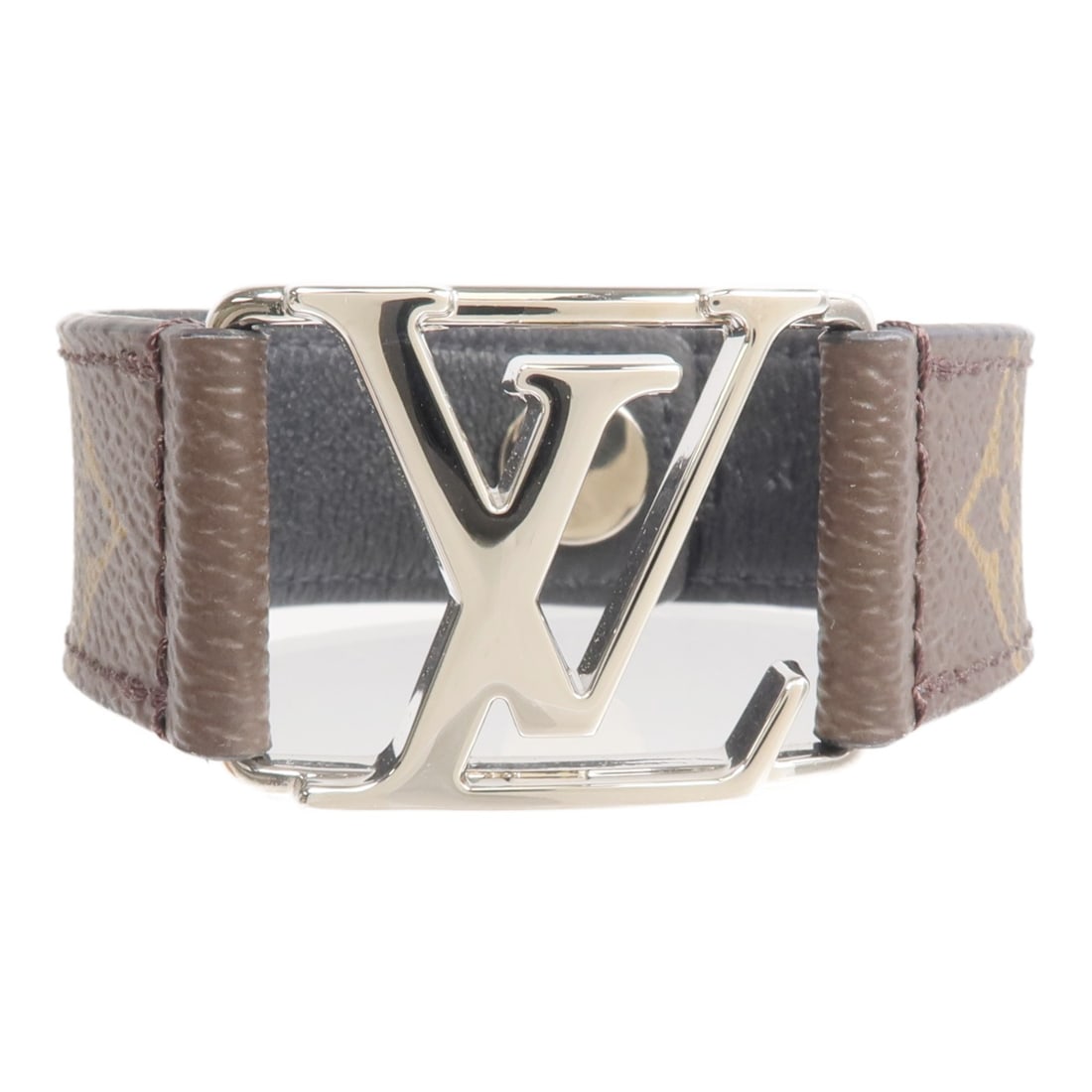 Monogram Brown Bracelet by Louis Vuitton PVC Coated Canvas SHW (1 of 12)