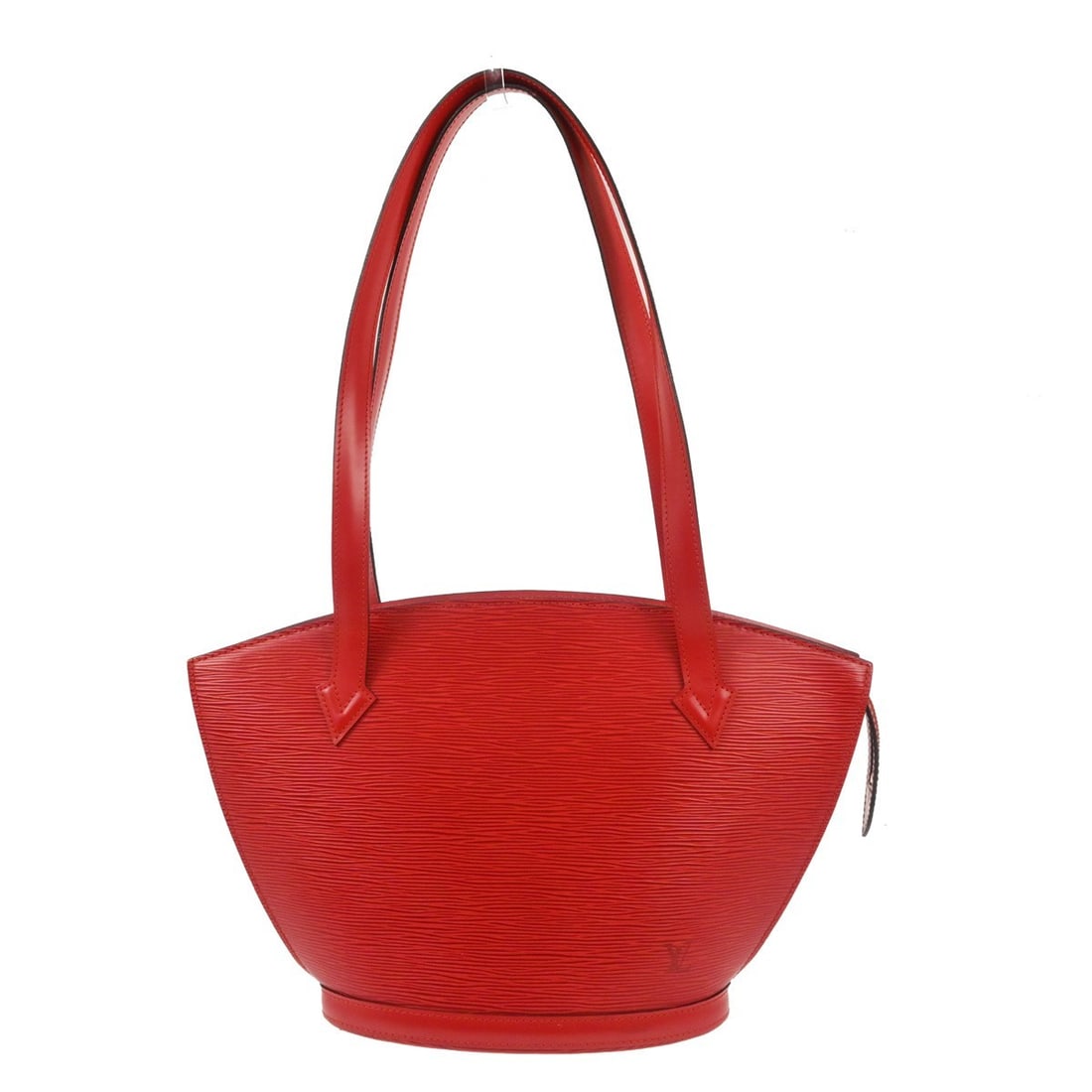Louis Vuitton Saint Jacques Red Epi Leather Tote Bag M52337: Louis Vuitton Saint Jacques Red Epi Leather Tote Bag M52337 This Louis Vuitton Epi Saint Jacques Poignee tote bag features a striking red Epi leather exterior with matching red leather handles and Alc