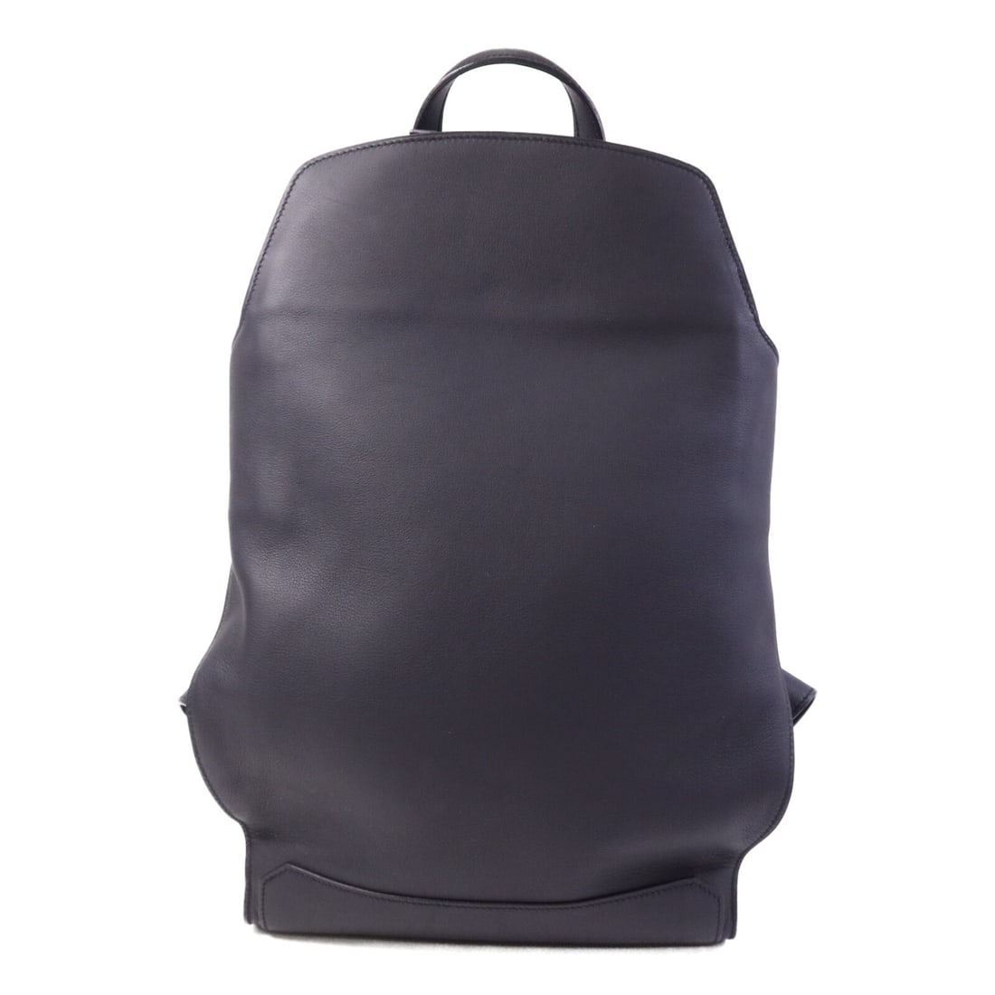 Hermes City Backpack 27 in Blue Nuit Swift Leather with Palladium Hardware: Hermes City Backpack 27 in Blue Nuit Swift Leather with Palladium Hardware This Hermes City Backpack 27 is crafted from supple Swift calfskin leather in a Blue Nuit shade and features palladium hardwa