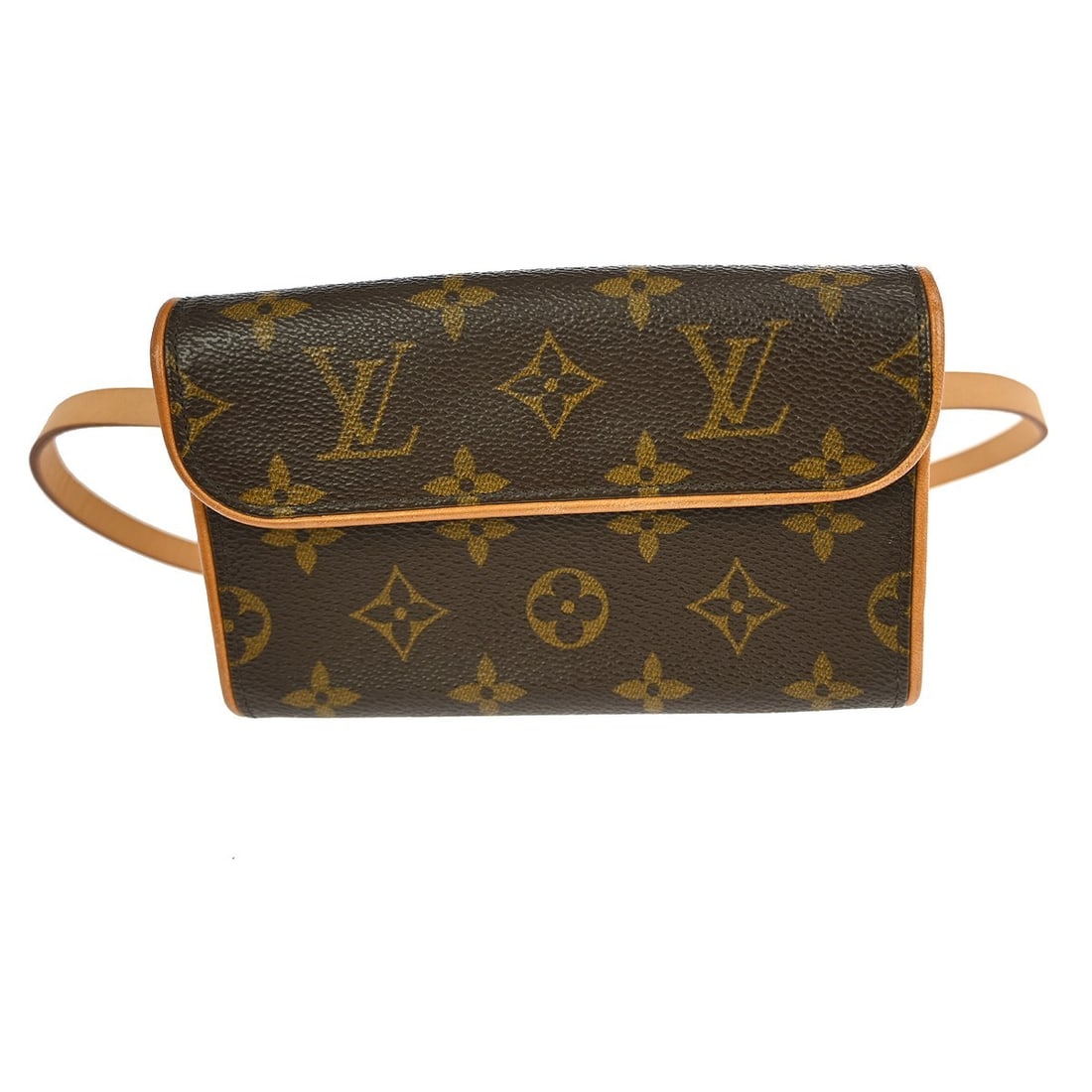 Louis Vuitton Monogram Canvas Florentine Belt Bag Brown France: Louis Vuitton Monogram Canvas Florentine Belt Bag Brown France The Louis Vuitton Florentine Waist Bag is crafted from signature brown monogram canvas, designed for women. This piece features a compact