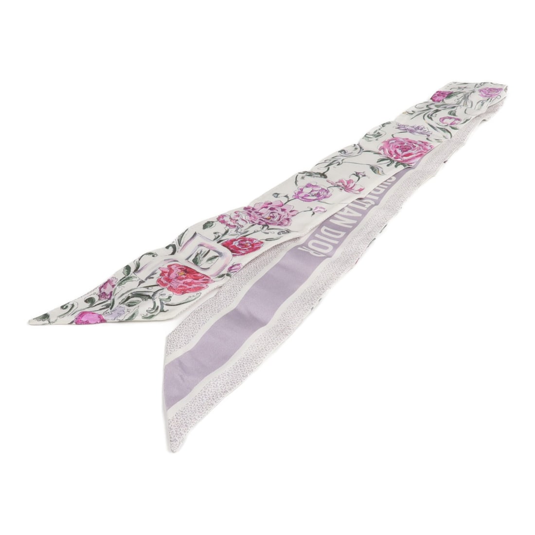 Dior Pluie Magique Mitzah White Silk Scarf: Dior Pluie Magique Mitzah White Silk Scarf This Christian Dior CD Pluie Magique Mitzah scarf is crafted from luxurious silk in a classic white color. Designed for women, it features a refined and vers