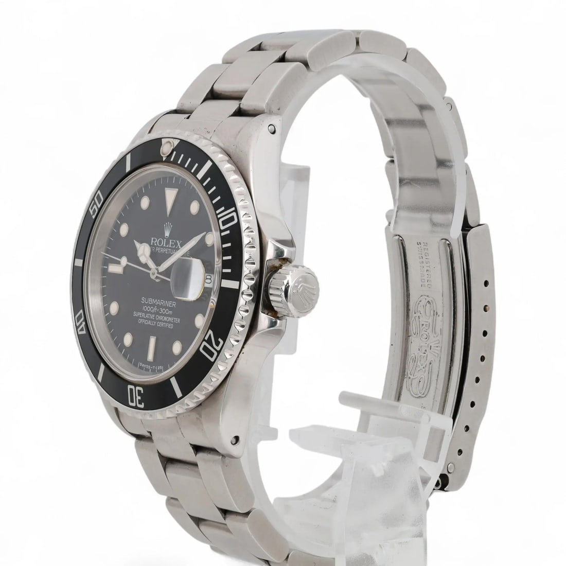 Rolex Submariner Date 16800 Automatic Men's Watch Black Dial - 3