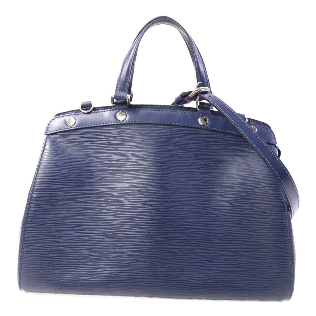 Brea MM Blue Calfskin 2 Way Shoulder Bag by Louis Vuitton M40964: Brea MM Blue Calfskin 2 Way Shoulder Bag by Louis Vuitton M40964 This Louis Vuitton Brea MM 2-way shoulder bag features a blue calfskin exterior in the brand's signature Epi leather. The bag offers ve