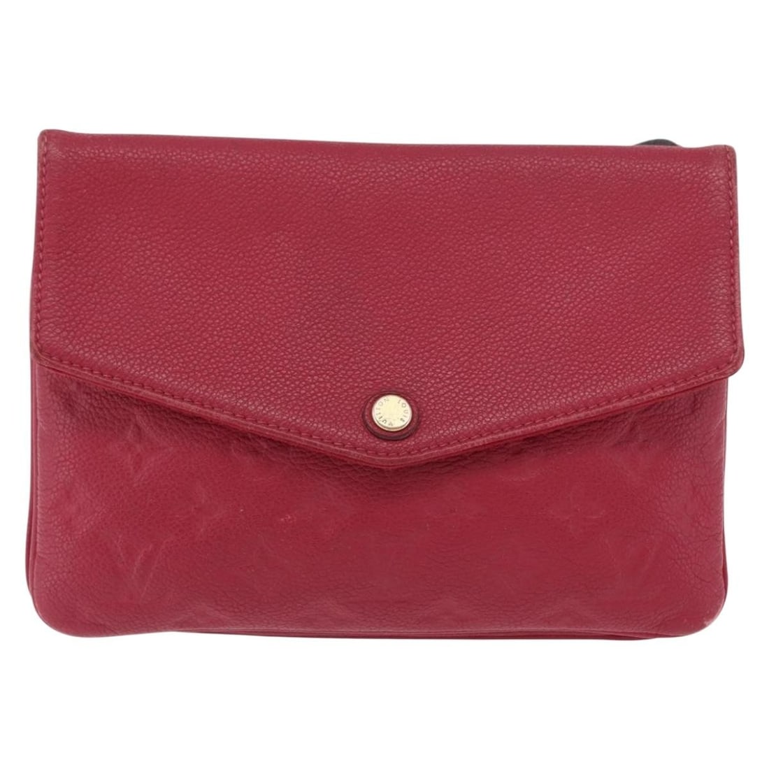 Twice Burgundy Leather Crossbody Bag by Louis Vuitton: Twice Burgundy Leather Crossbody Bag by Louis Vuitton This Louis Vuitton Twice handbag is crafted from Monogram Empreinte leather in a rich burgundy color. Designed for women, it features a compact si