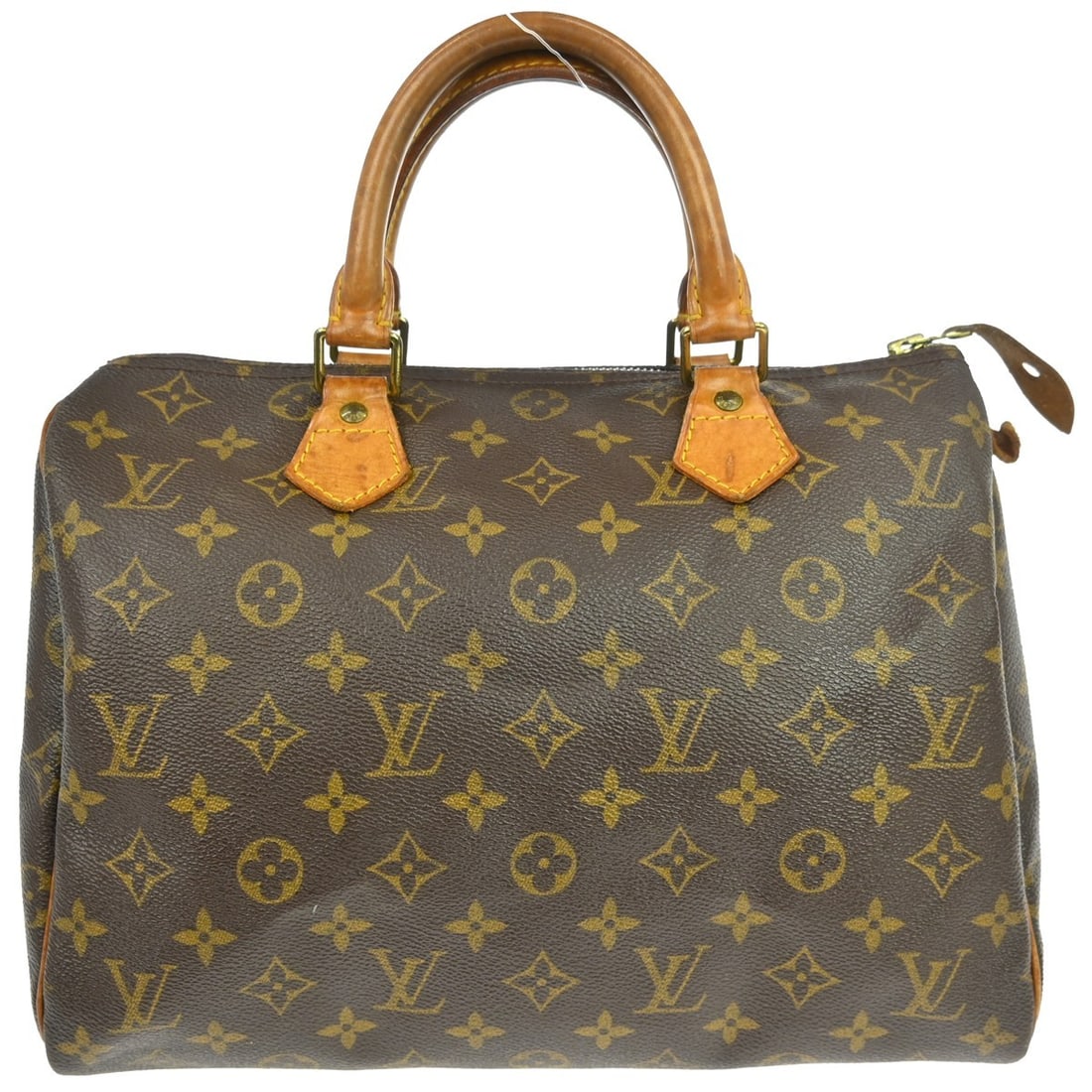 Louis Vuitton Speedy 30 Monogram Canvas Satchel Medium Brown Handbag: Louis Vuitton Speedy 30 Monogram Canvas Satchel Medium Brown Handbag This is a vintage Louis Vuitton Speedy 30 handbag featuring the classic monogram canvas exterior and brown canvas lining. Designed 