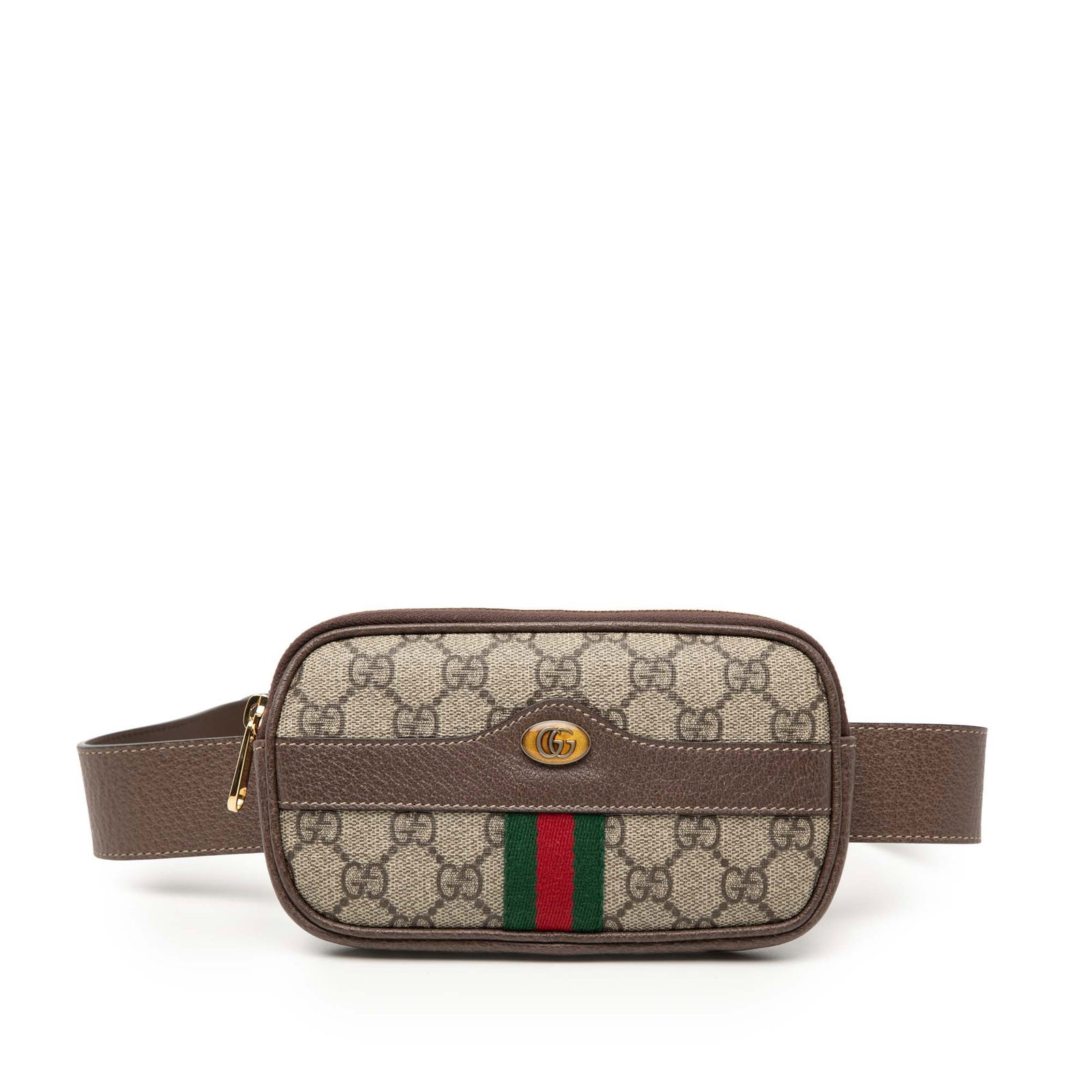 Gucci Ophidia Small GG Supreme Canvas Web Belt Bag: Gucci Ophidia Small GG Supreme Canvas Web Belt Bag This Gucci Small GG Supreme Web Ophidia Belt Bag is crafted from coated canvas with leather trim and features the iconic web detail. The bag includes