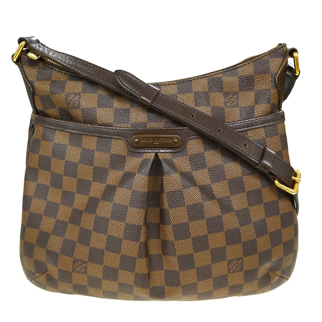 Louis Vuitton Bloomsbury PM Damier Canvas Crossbody Bag N42251 Brown: Louis Vuitton Bloomsbury PM Damier Canvas Crossbody Bag N42251 Brown This Louis Vuitton Bloomsbury PM crossbody bag features the iconic Damier canvas leather exterior in brown with a check pattern. De
