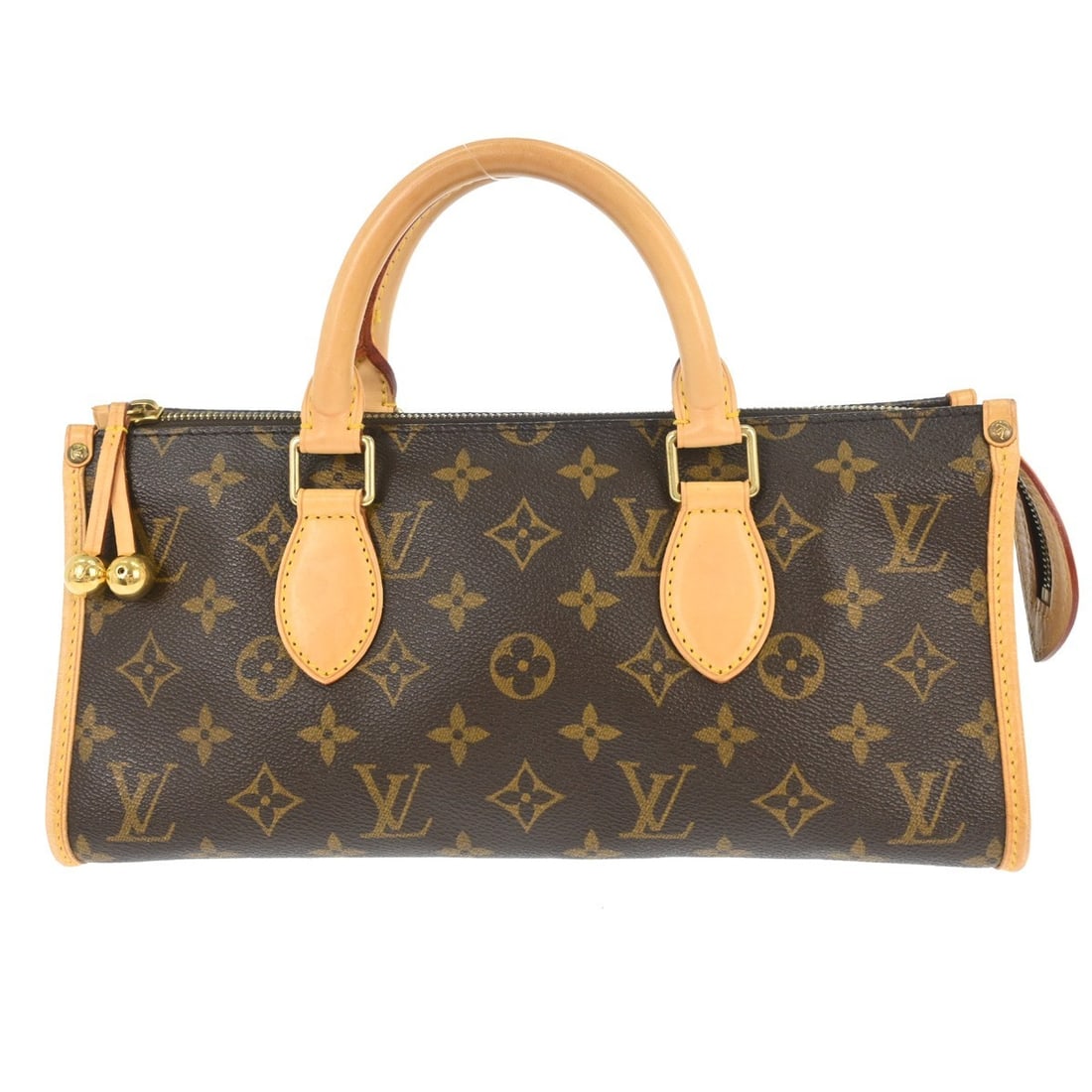 Louis Vuitton Popincourt Monogram Canvas Top Handle Bag M40009 VI0016: Louis Vuitton Popincourt Monogram Canvas Top Handle Bag M40009 VI0016 This Louis Vuitton Popincourt Top Handle Bag features the iconic monogram canvas with leather accents. It is designed with double 