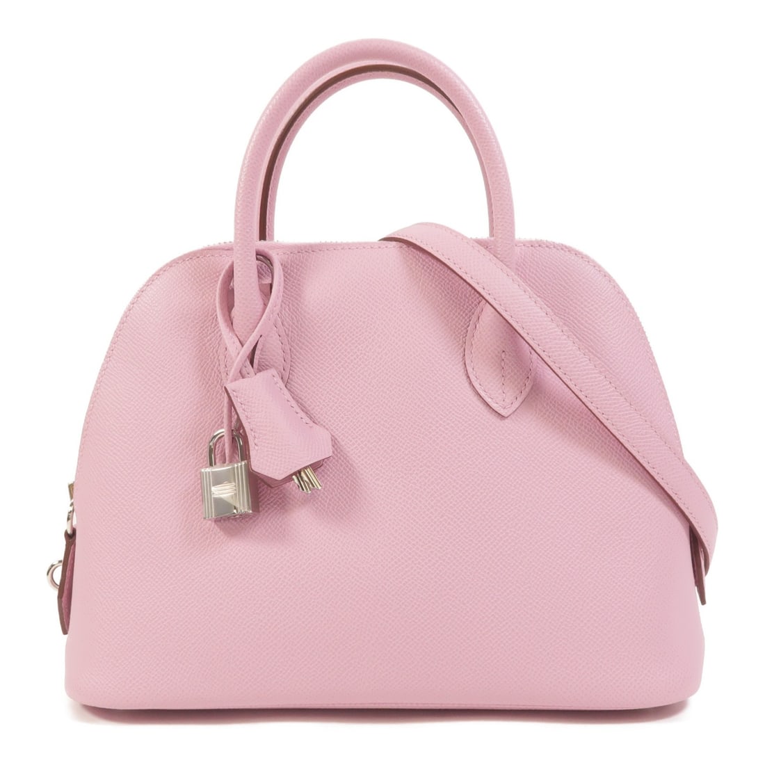 Hermes Bolide 1923 Mauve Sylvestre Calfskin 2 Way Shoulder Bag (1 of 15)