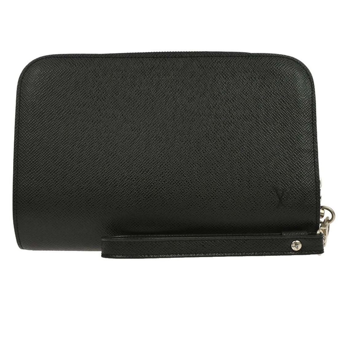 Baikal Small Black Leather Clutch from Louis Vuitton Taiga Collection: Baikal Small Black Leather Clutch from Louis Vuitton Taiga Collection This Louis Vuitton Baikal clutch bag is crafted from black Taiga leather and features a compact, small silhouette. Designed for wo