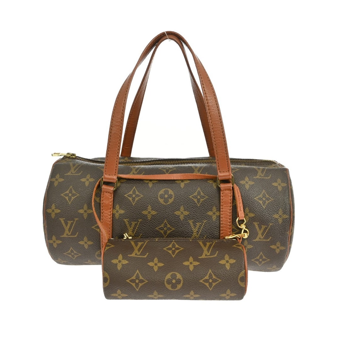 Louis Vuitton Papillon 30 Monogram Canvas Medium Brown Vintage Handbag M51365: Louis Vuitton Papillon 30 Monogram Canvas Medium Brown Vintage Handbag M51365 This vintage Louis Vuitton Papillon 30 handbag features the classic monogram canvas with brown leather double handles. Des