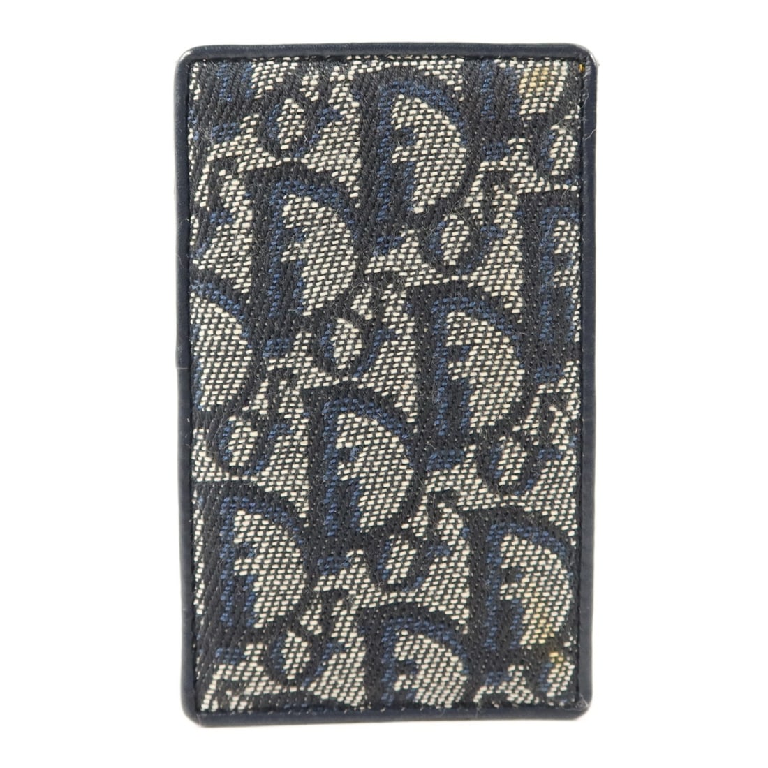Dior Canvas Navy and Beige Unisex Card Holder from France: Dior Canvas Navy and Beige Unisex Card Holder from France This Christian Dior card case features a navy and beige canvas design, offering a stylish and practical accessory suitable for both men and wo