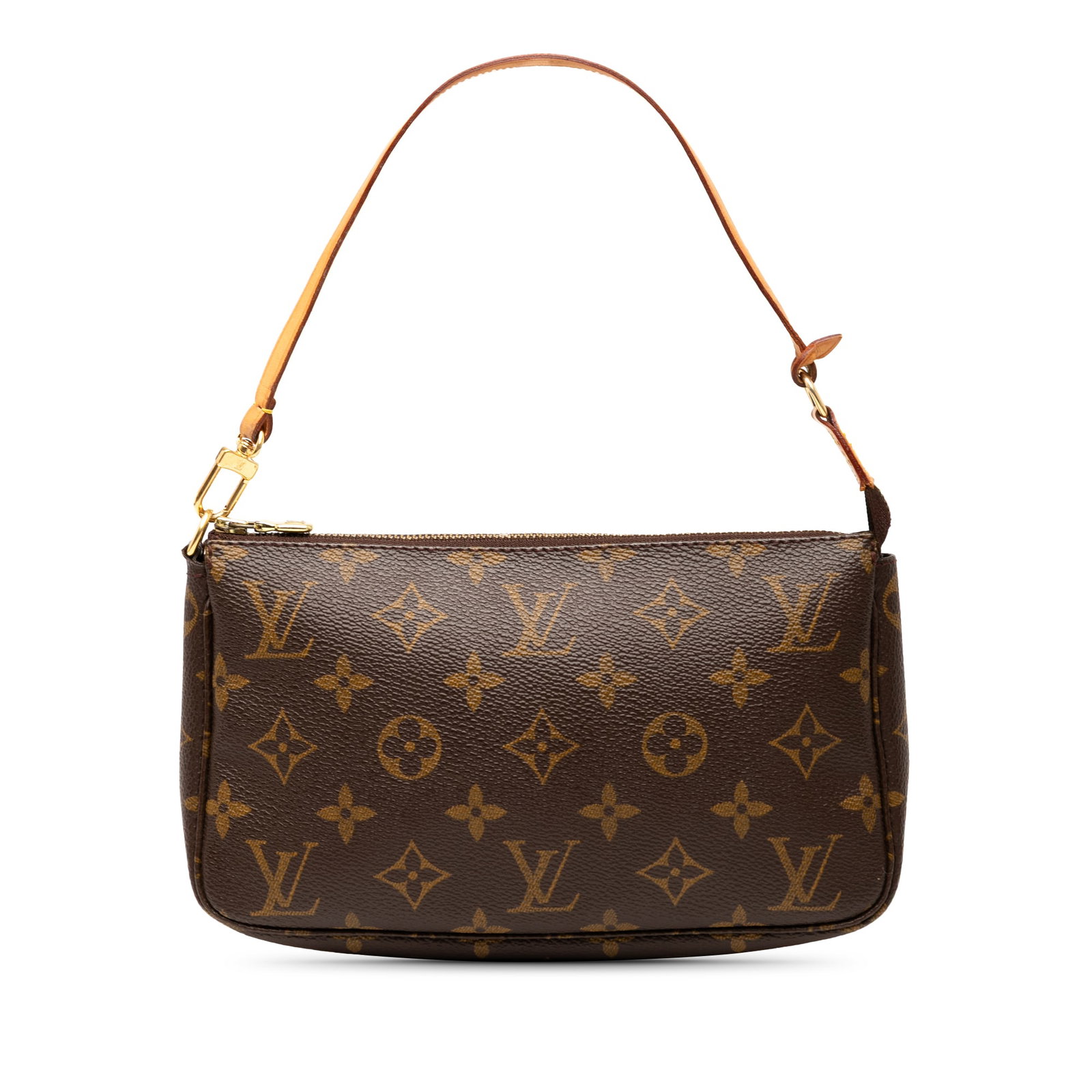 Louis Vuitton Monogram Pochette Accessoires Brown Canvas Bag: Louis Vuitton Monogram Pochette Accessoires Brown Canvas Bag The Louis Vuitton Monogram Pochette Accessoires is a stylish and functional accessory featuring a signature monogram canvas body complement