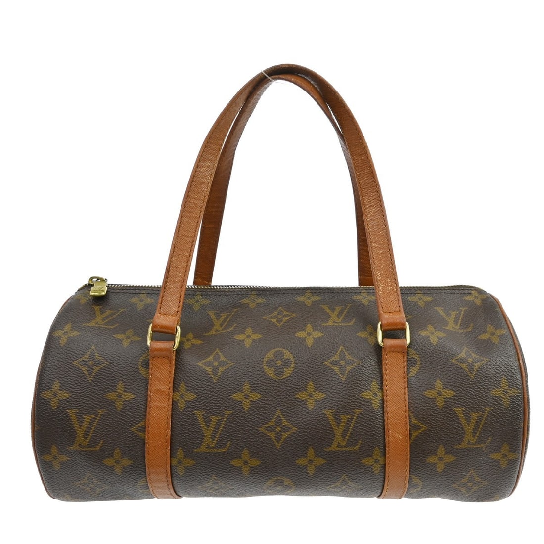 Louis Vuitton Papillon 30 Monogram Canvas Brown Medium Vintage Handbag: Louis Vuitton Papillon 30 Monogram Canvas Brown Medium Vintage Handbag This is a Louis Vuitton Papillon 30 handbag featuring the iconic monogram canvas exterior with brown leather double handles. The 