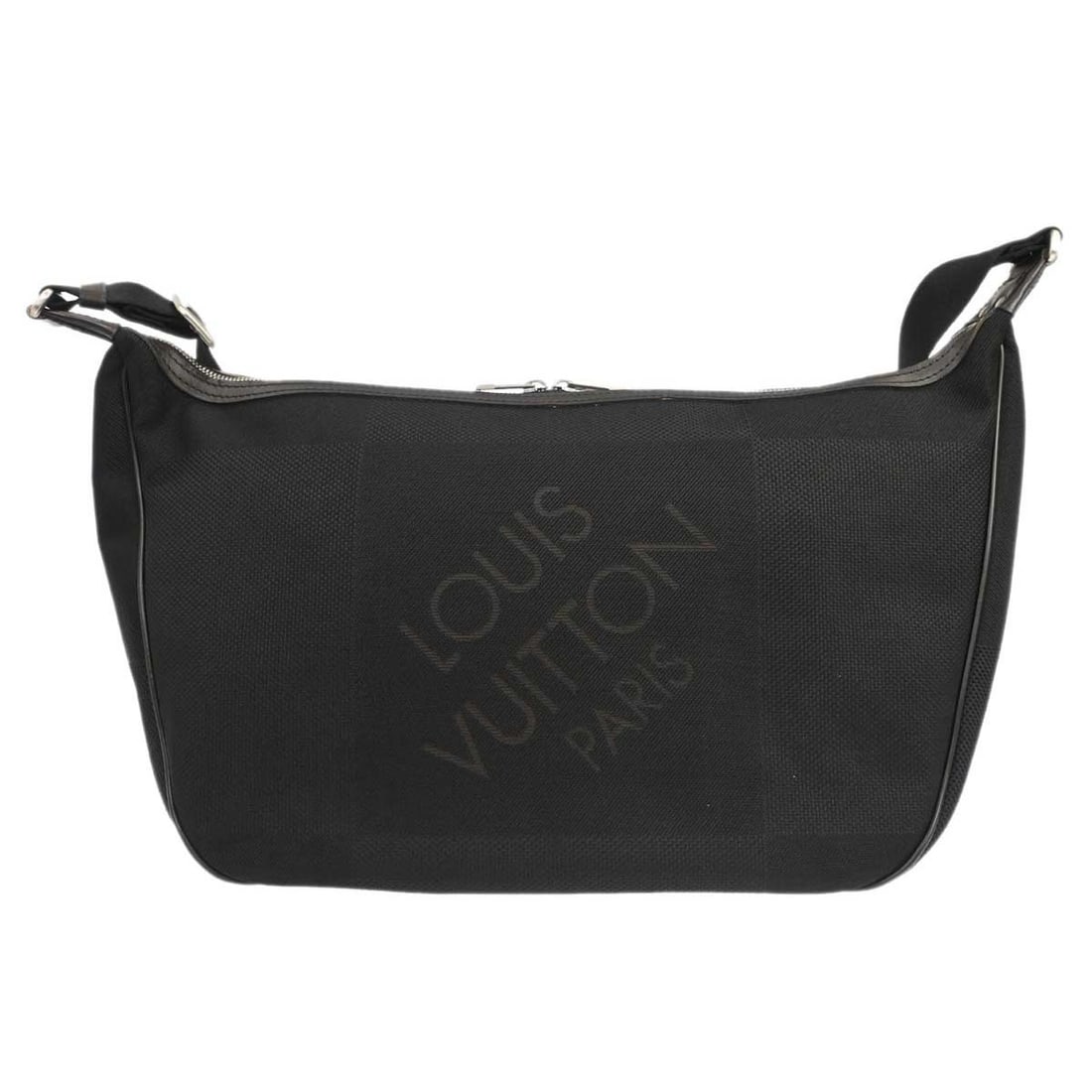 Louis Vuitton Explorateur Black Damier Geant Shoulder Bag M93616 SP0029: Louis Vuitton Explorateur Black Damier Geant Shoulder Bag M93616 SP0029 This Louis Vuitton Explorateur shoulder bag features the brand's signature Damier Geant canvas in black, accented with the iconi