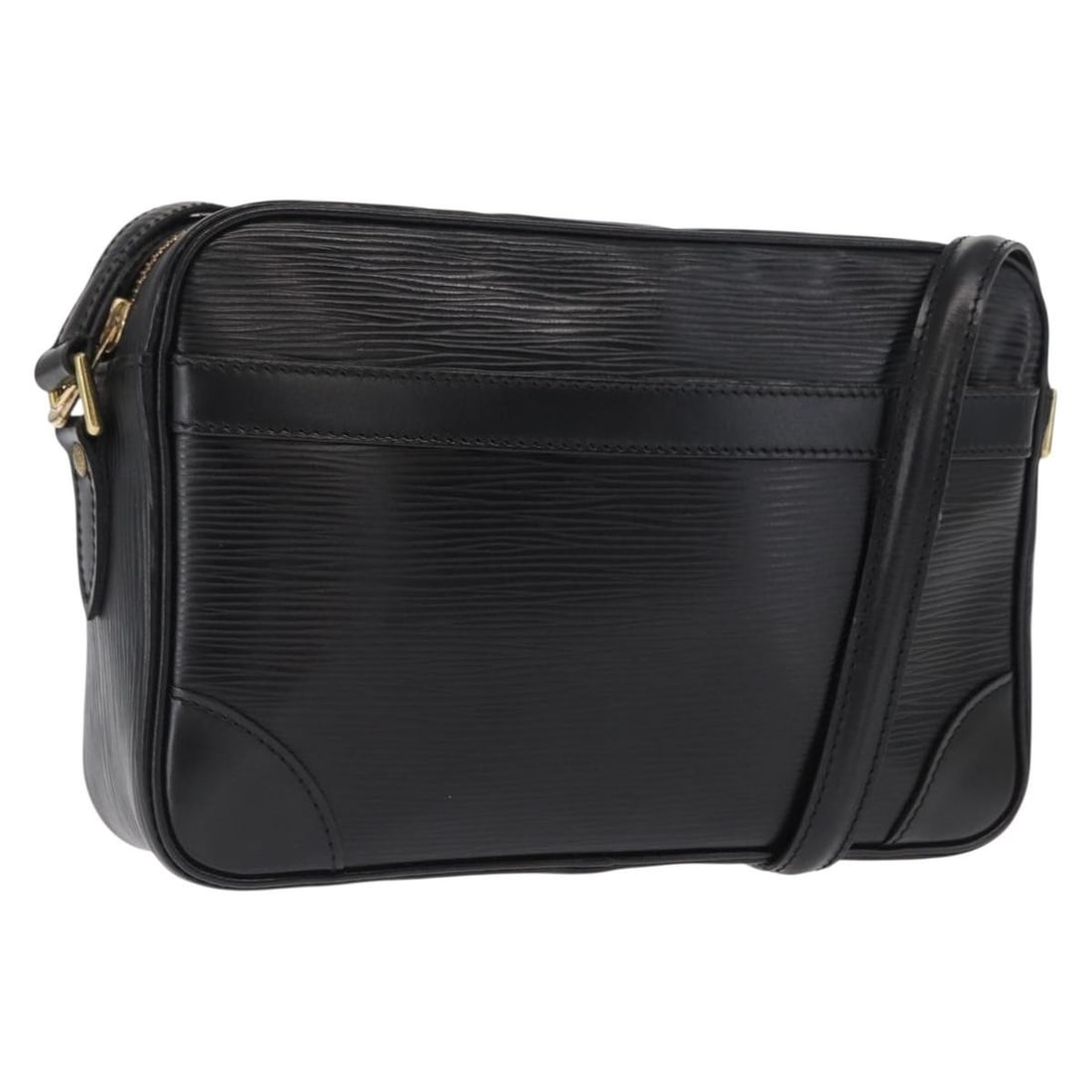 Louis Vuitton Trocadero 23 Black Epi Leather Shoulder Bag M52302 France: Louis Vuitton Trocadero 23 Black Epi Leather Shoulder Bag M52302 France This Louis Vuitton Epi Trocadero 23 shoulder bag features durable black Epi leather and a classic silhouette. Made in France, it