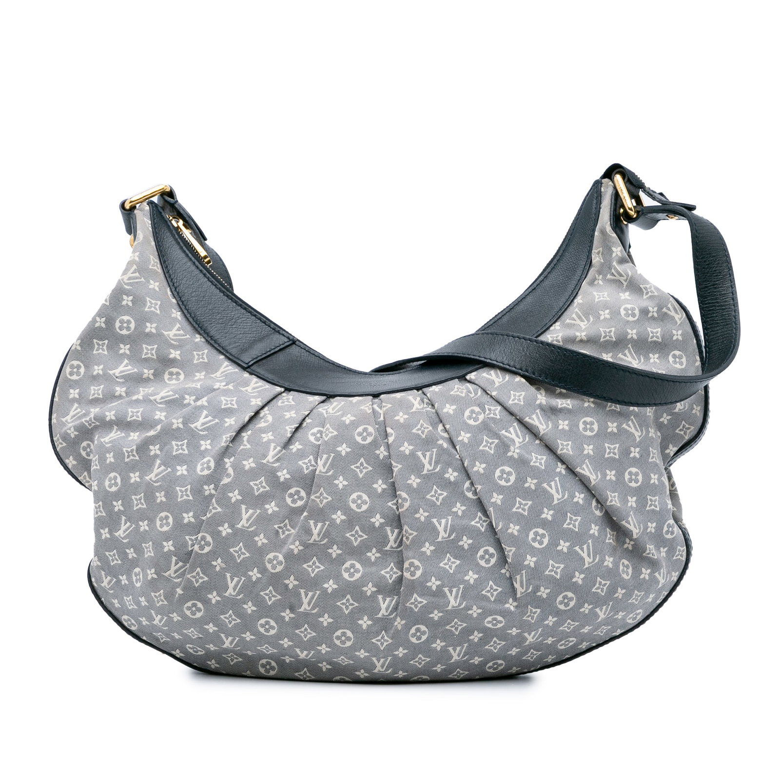 Louis Vuitton Monogram Idylle Rhapsodie MM Gray Handbag: Louis Vuitton Monogram Idylle Rhapsodie MM Gray Handbag The Louis Vuitton Monogram Idylle Rhapsodie MM is a stylish handbag crafted from monogram idylle canvas with leather trim. It features a flat le
