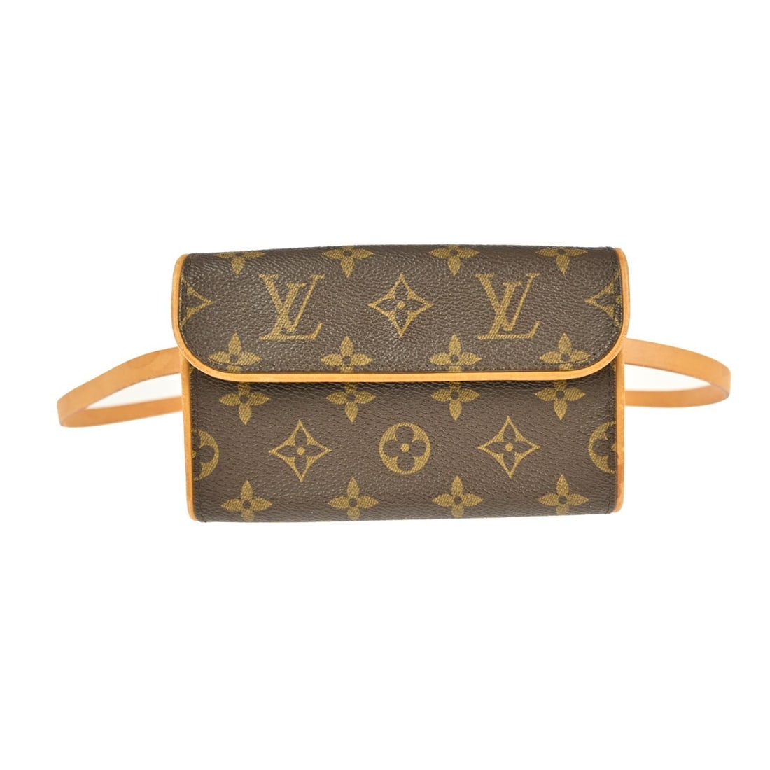 Louis Vuitton Monogram Florentine Canvas Belt Bag for Women: Louis Vuitton Monogram Florentine Canvas Belt Bag for Women This Louis Vuitton Florentine Waist Bag features the signature Monogram Canvas in brown, designed for women. The bag shows signs of wear, in