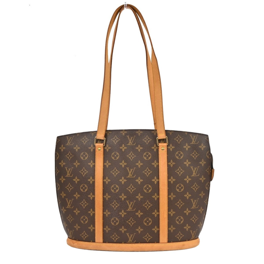 Louis Vuitton Babylone Monogram Canvas Large Tote Handbag M51102: Louis Vuitton Babylone Monogram Canvas Large Tote Handbag M51102 This Louis Vuitton Babylone hand tote bag features the iconic monogram canvas leather exterior with beige double handles and a zip clos
