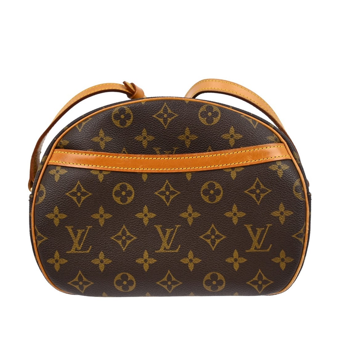 Louis Vuitton Blois Monogram Canvas Crossbody Bag M51221 Brown: Louis Vuitton Blois Monogram Canvas Crossbody Bag M51221 Brown This Louis Vuitton Blois crossbody bag features the signature Monogram canvas leather and brown leather strap, offering both style and du