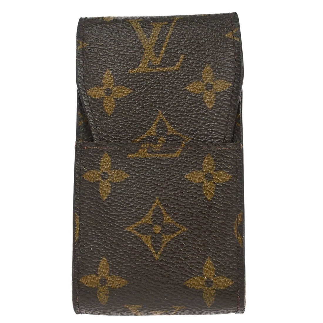 Monogram Cigarette Holder Louis Vuitton M63024 France: Monogram Cigarette Holder Louis Vuitton M63024 France This Louis Vuitton Monogram Etui Cigarette Case, model M63024 CT0035, is crafted in France and features the iconic monogram canvas. The item is in