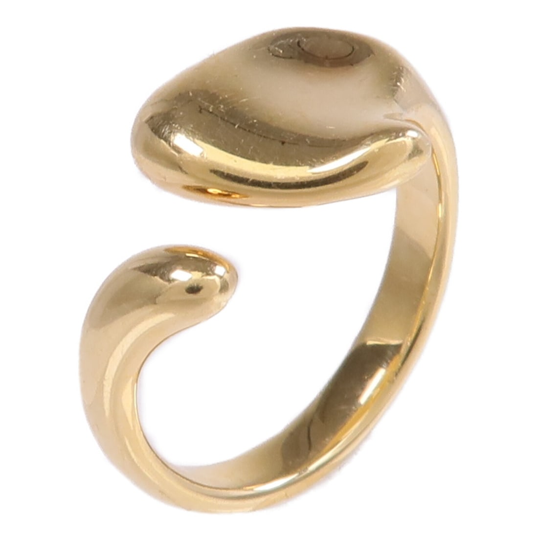 18K Yellow Gold Open Heart Ring by Tiffany & Co Size 5: 18K Yellow Gold Open Heart Ring by Tiffany & Co Size 5 This Tiffany & Co. Open Heart Ring is crafted from 18K yellow gold and features a classic open heart design. Designed for women, the ring is a US