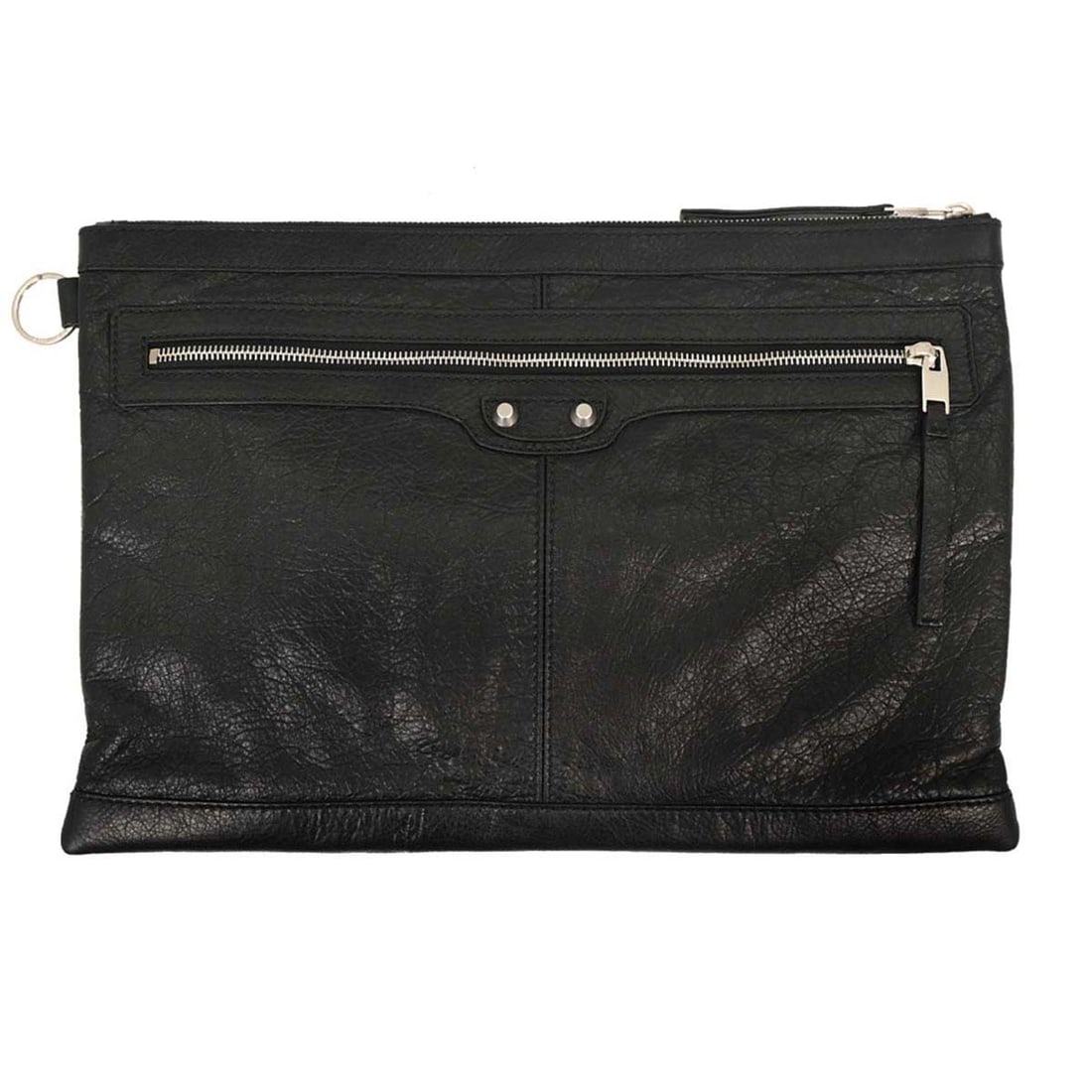 Balenciaga Black Lambskin Clip L Clutch Bag 273023.1000.D.528147: Balenciaga Black Lambskin Clip L Clutch Bag 273023.1000.D.528147 Elevate your accessory collection with this stunning Balenciaga Black Lambskin Clip L Clutch Bag. Crafted from premium lambskin, this v