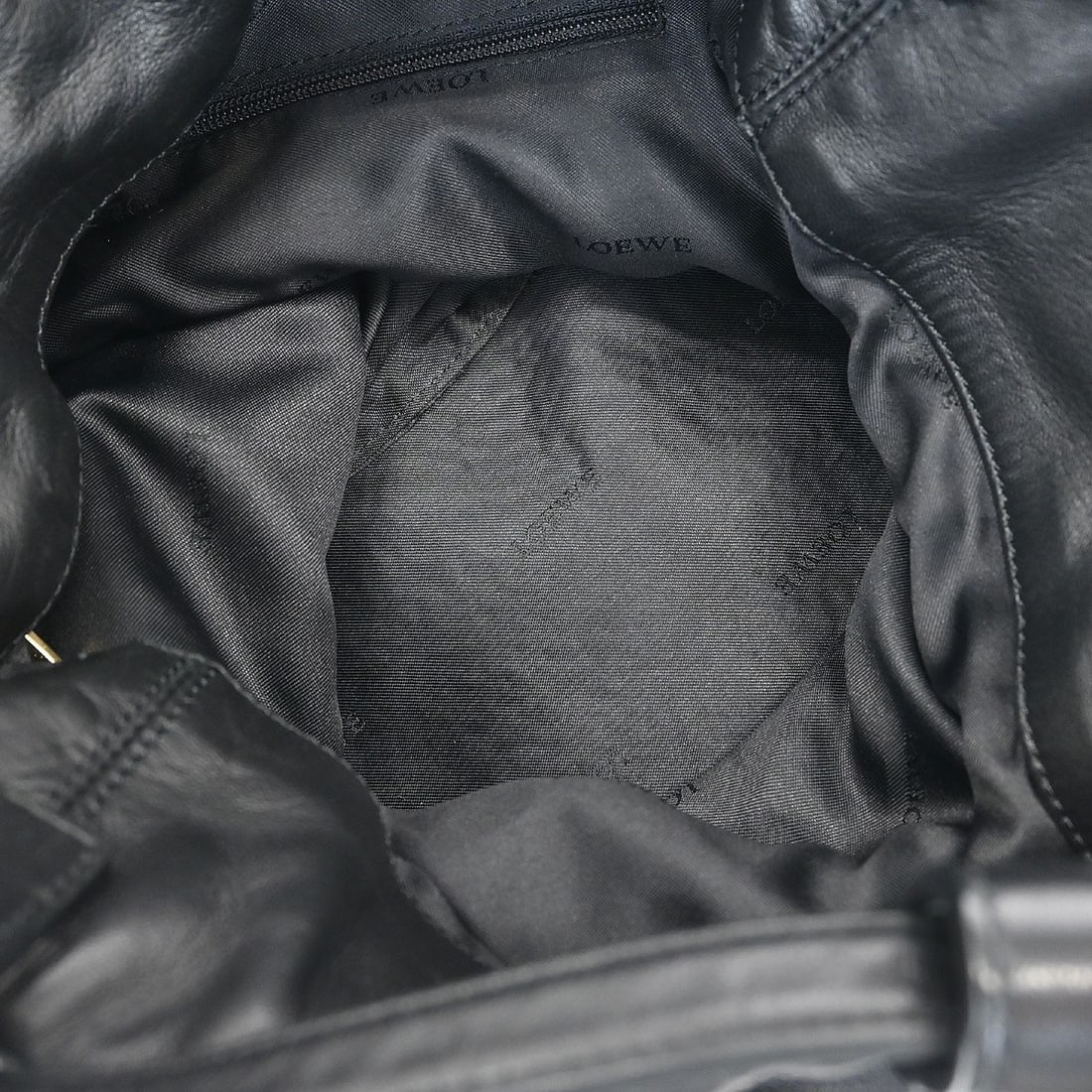Loewe Black Lambskin Medium Drawstring Backpack L10 - 8