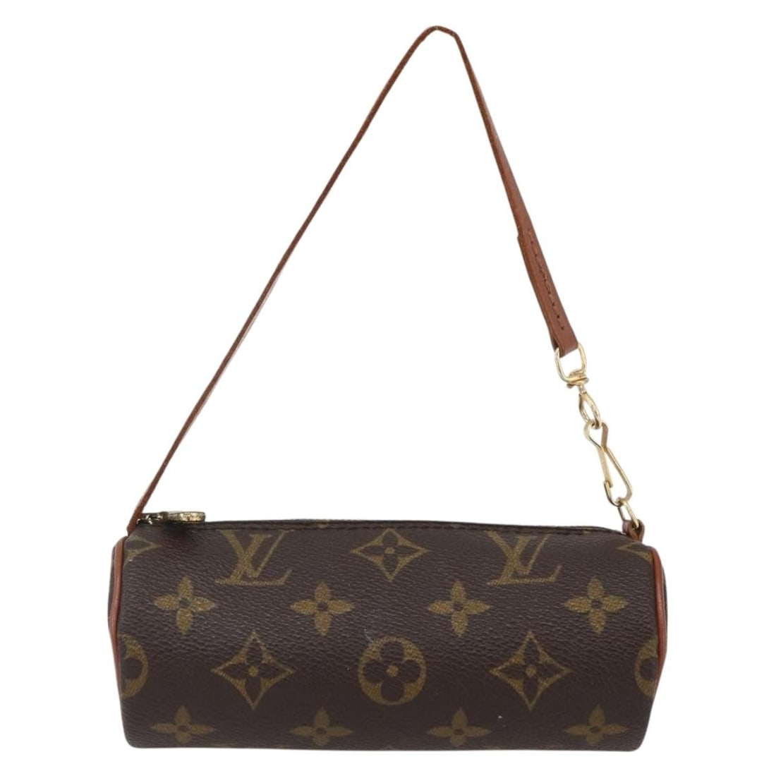 Louis Vuitton Monogram Canvas Papillon Pochette Shoulder Bag: Louis Vuitton Monogram Canvas Papillon Pochette Shoulder Bag The Louis Vuitton Papillon Pochette is crafted from signature brown monogram canvas and designed for women. This compact accessory features