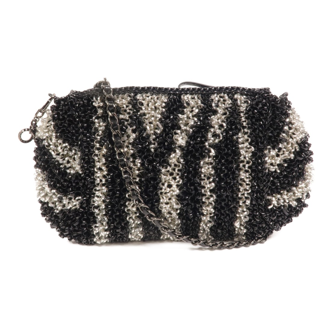 ANTEPRIMA Women Black Polyamide Shoulder Bag: ANTEPRIMA Women Black Polyamide Shoulder Bag This ANTEPRIMA shoulder bag features a sleek black and white design crafted from durable polyamide. With its compact dimensions and minimalist style, it is