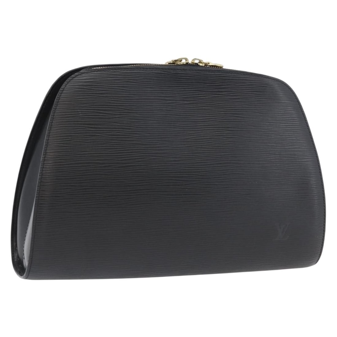 Epi Leather Dauphine GM Black Cosmetic Bag by Louis Vuitton M48432: Epi Leather Dauphine GM Black Cosmetic Bag by Louis Vuitton M48432 This Louis Vuitton Epi Dauphine GM cosmetic pouch is crafted from black Epi leather and features a spacious, structured design. Desig