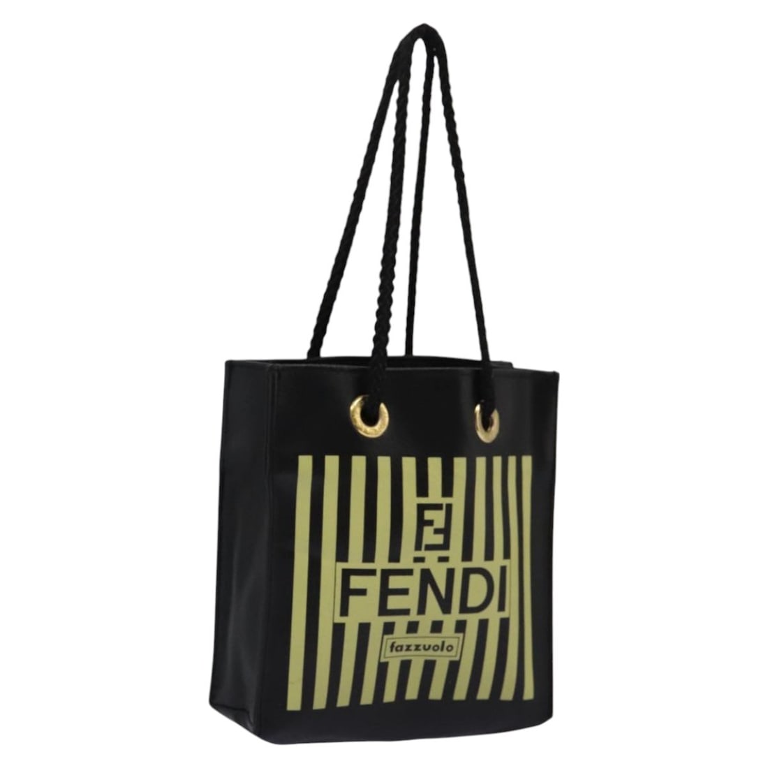 Miniature Black and Green Leather Handbag by Fendi: Miniature Black and Green Leather Handbag by Fendi This FENDI mini handbag features a stylish combination of black and green leather. Designed for women, it offers a compact size with an approximate h