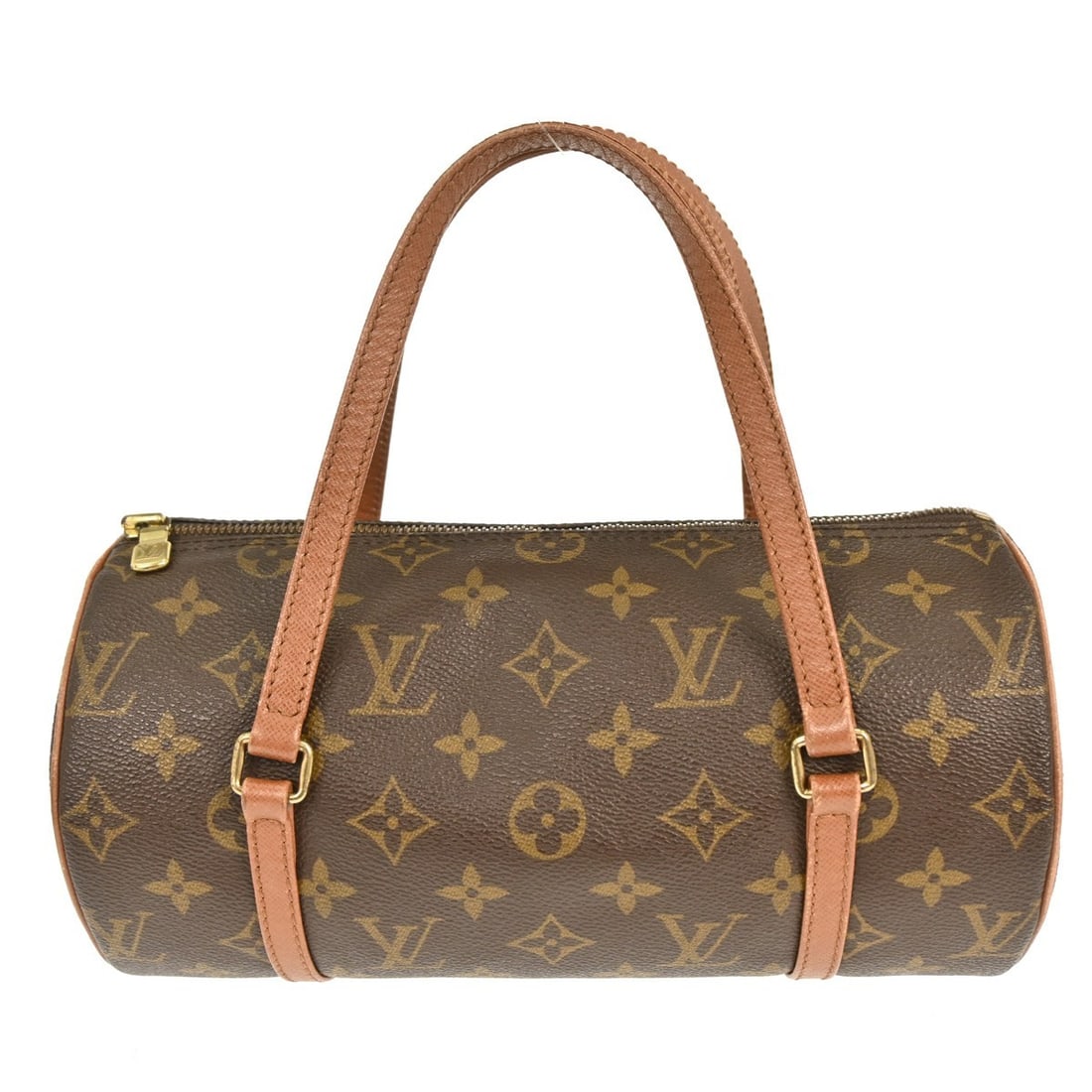 Louis Vuitton Papillon 26 Monogram Canvas Vintage Top Handle Handbag: Louis Vuitton Papillon 26 Monogram Canvas Vintage Top Handle Handbag This Louis Vuitton Papillon 26 handbag features the iconic monogram canvas leather exterior and a double handle design. The bag is 