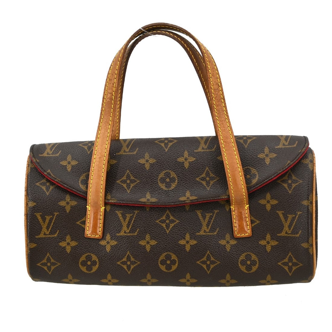 Louis Vuitton Sonatine Monogram Canvas Brown Medium Vintage Handbag: Louis Vuitton Sonatine Monogram Canvas Brown Medium Vintage Handbag This Louis Vuitton Sonatine handbag features the iconic monogram canvas leather exterior in brown with a medium size profile. The ba