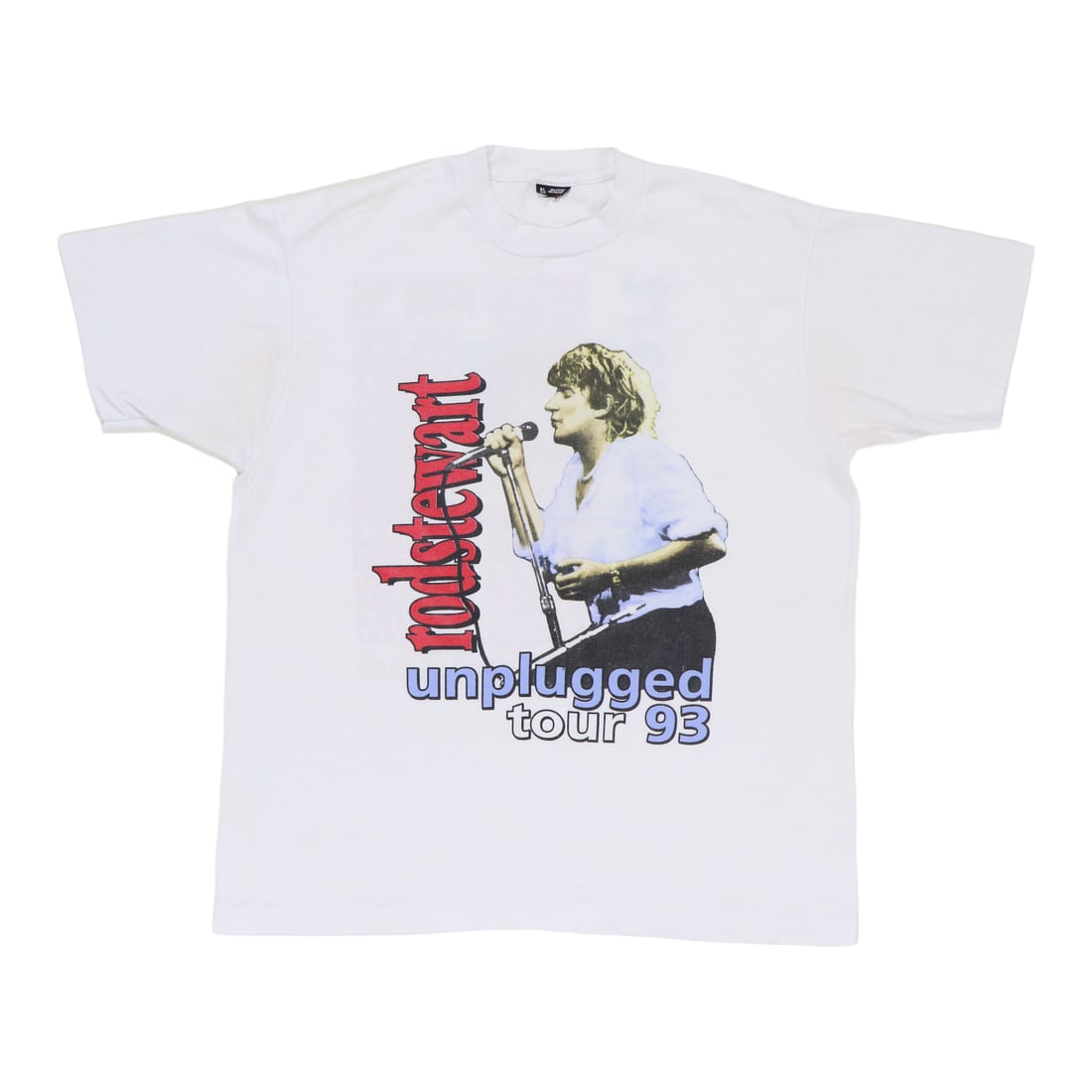 Vintage 1993 Rod Stewart Unplugged Concert Tour T-Shirt Extra Large (1 of 12)