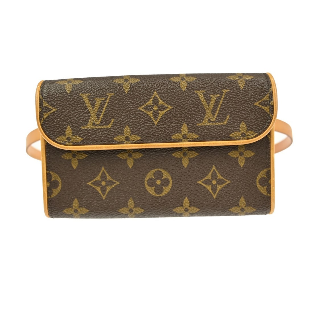 Louis Vuitton Pochette Florentine Monogram Canvas XS Bum Bag M51855: Louis Vuitton Pochette Florentine Monogram Canvas XS Bum Bag M51855 This Louis Vuitton Pochette Florentine Bum Bag in size XS features the iconic monogram canvas leather exterior with a brown finish a